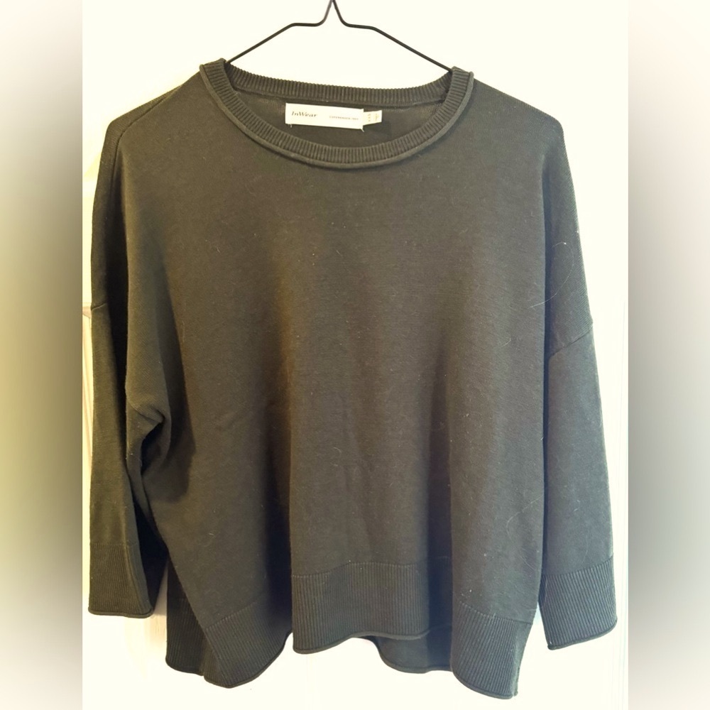 InWear Copenhagen IlzelW pullover olive green casual fit street style rare XXS